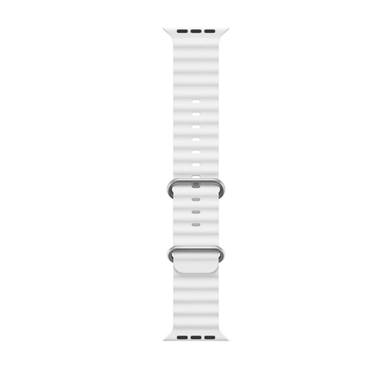 Sport Ocean Bands Compatible with Apple Watch 8 Ultra-White