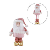 39Inch Stractable Santa Claus Doll Standing Plush Decorations