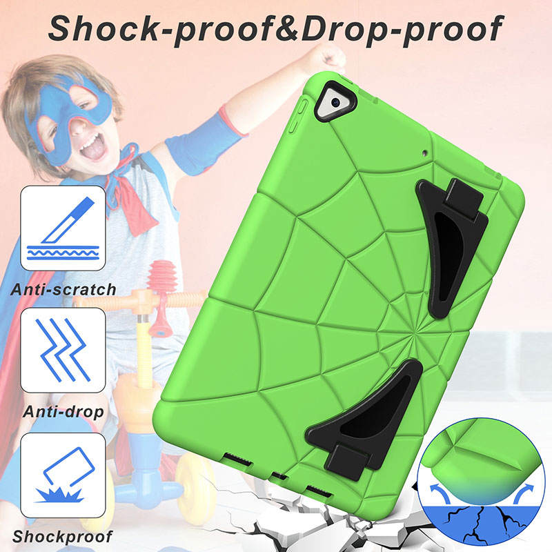 Spiderman iPad Case with Kickstand for ipad 10.2 Inch 2021/2020/2019-GreenBlack