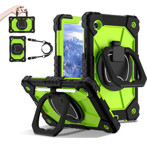 Samsung Galaxy A9 Plus Rugged Tablet Case with Handle Shoulder Strap-E