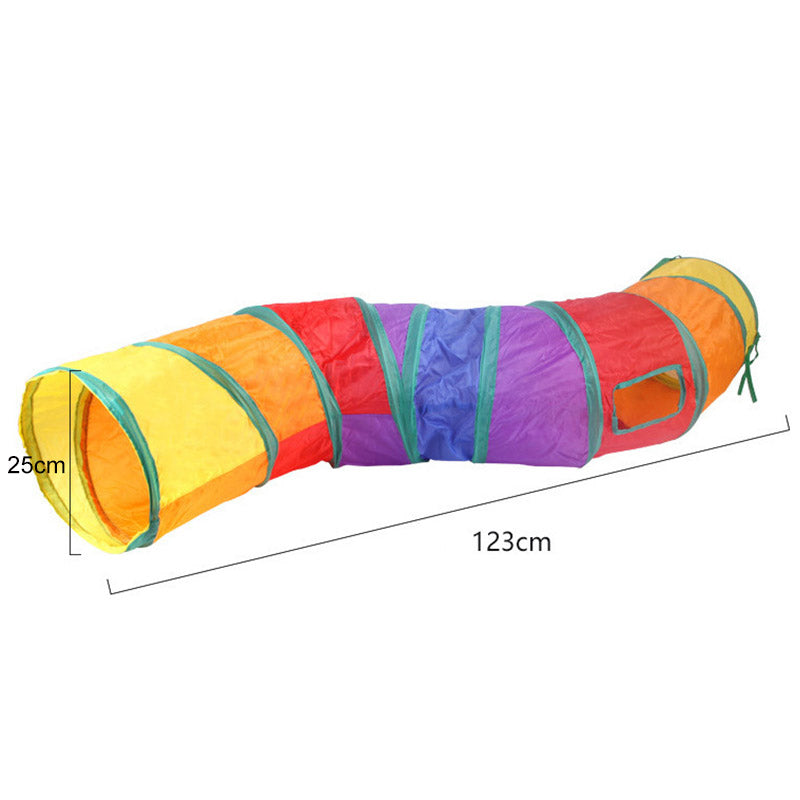 Cat Tunnel for Indoor Cats Collapsible Pop-up Pet Tube Hideaway Play Toys-S Tunnels