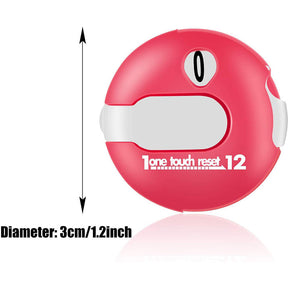 Mini Golf Stroke Counter Scoring Keeper up to 12 Shot Score for Golf Accessories-Pink