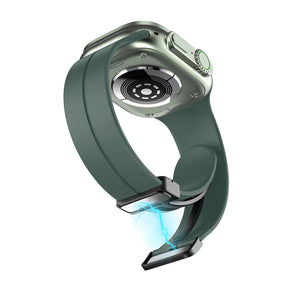 Magnetic Sports Band with Quick Release Soft Silicone for Apple Watch-6