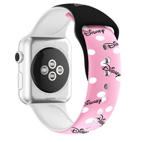 Soft Silicone Cartoon Minnie Mouse Bands for Apple Watch Series SE/6/5/4/3/2/1-C13
