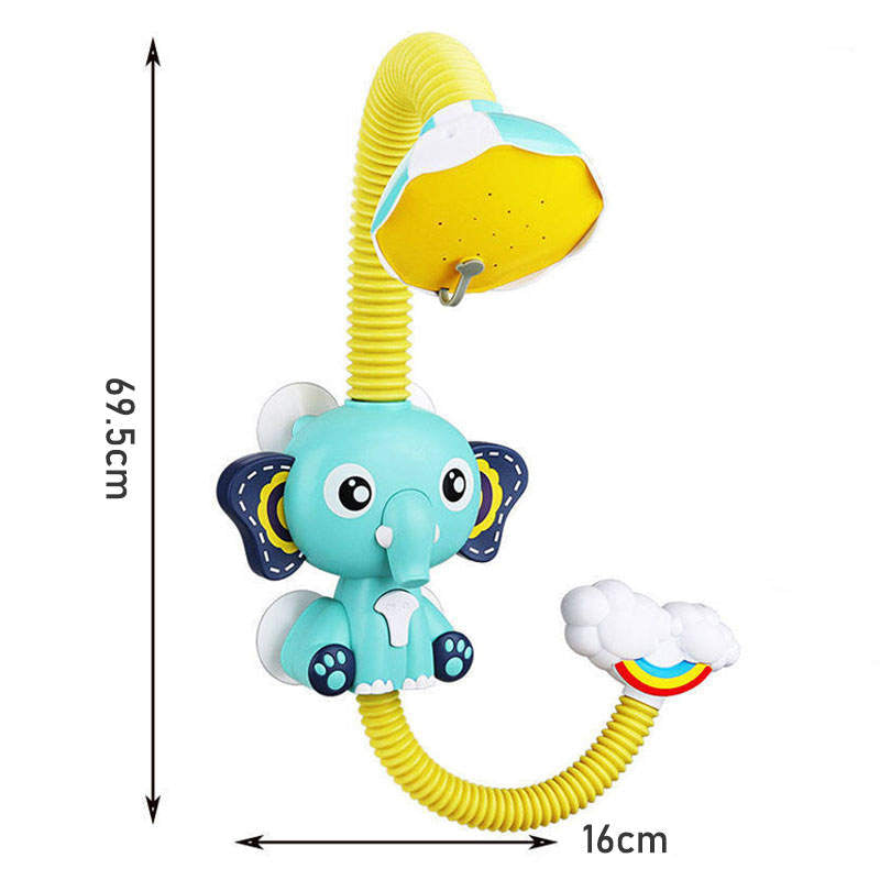 Bath Toy Elephant Automatic Water Pump with Shower Sprinkler for Ages 3+