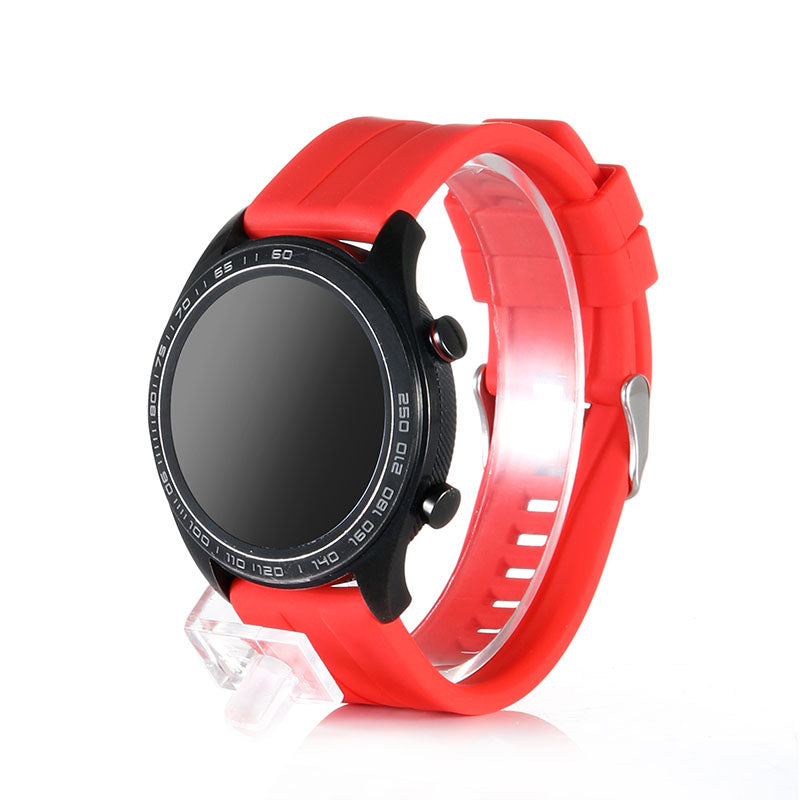 22MM Silicone Watch Bands Quick Release Strap Replacement Wristband For Huawei GT/Huawei GT 2 For Women-Red