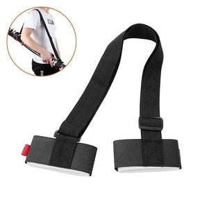 Adjustable Ski Shoulder Straps Handheld Nylon EVA Carrier Straps-A