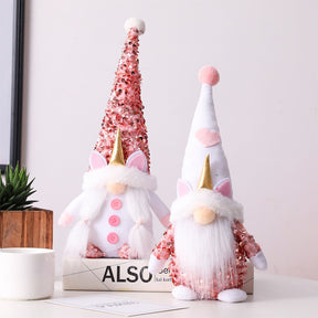 2Pcs Unicorns Gnomes Plush Doll Birthday Party Decoration Gift