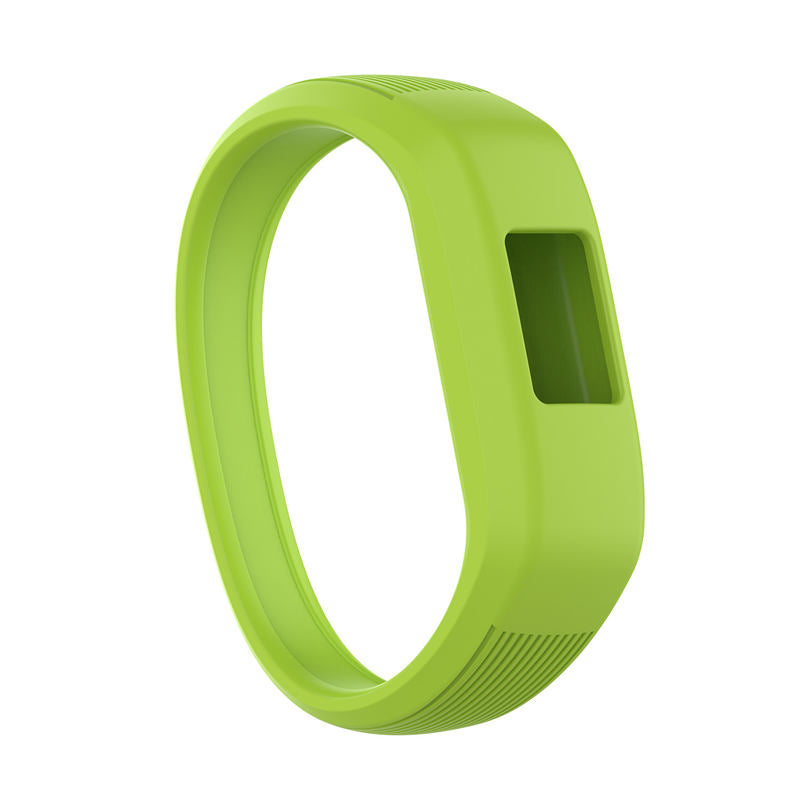 Soft Silicone Replacement Watchband for Garmin Vivofit JR Band for Kids Women Men-Lime