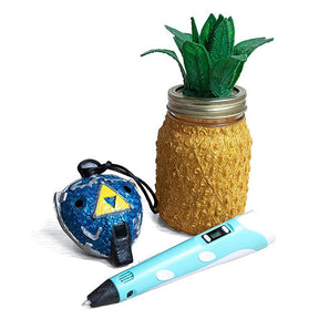 3D Drawing Printing Pen with LCD Screen PLA Filament for Kids-Red