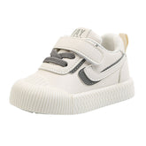 Baby Sneakers for Girl Boy Anti-Slip Lightweight Walking Shoes-Grey