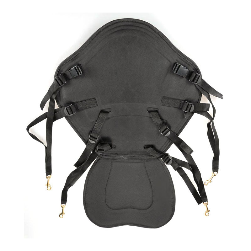 Kayak Cushion with High Backrest Storage Pocket Detachable Paddle-Board Seat for Rowboats