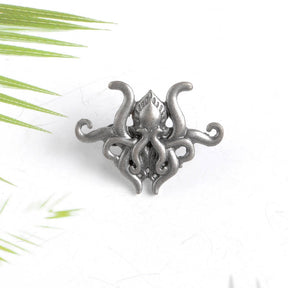 Animal Octopus Suit Brooch Collar Badge