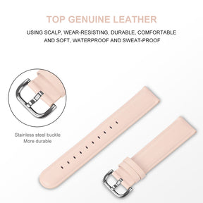 Fashion Leather Watch Band For Samsung Galaxy Watch 42/46mm Gear S3 Frontier/Classic(Pink)