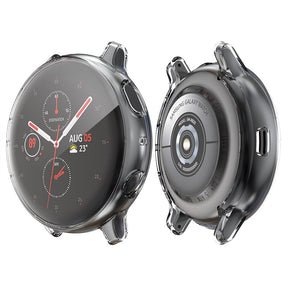 Full Coverage TPU Screen Protective Cover For Samsung Galaxy Watch Active 2 40 44mm-Clean