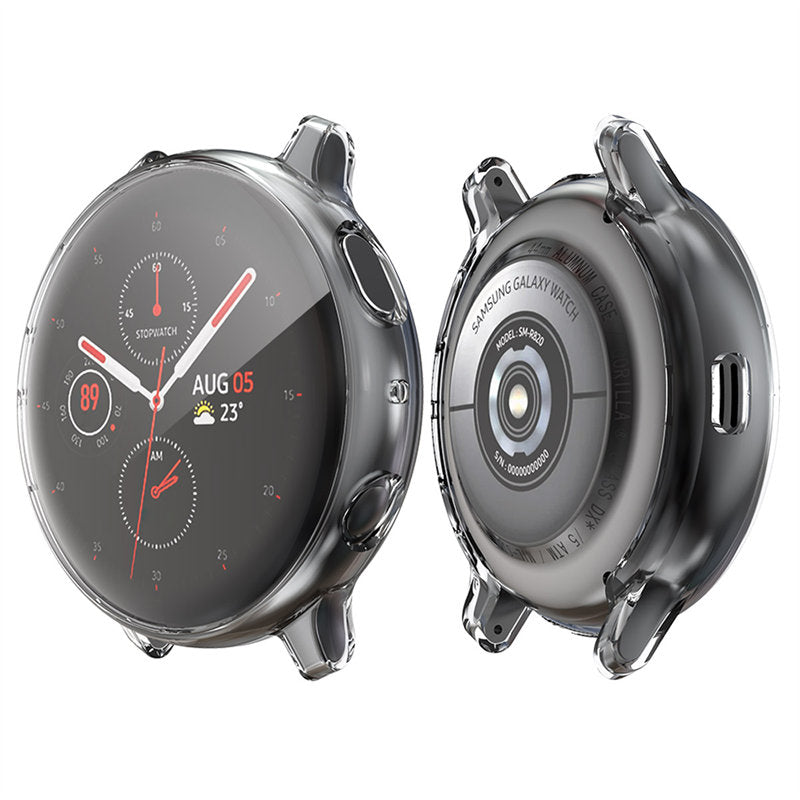Full Coverage TPU Screen Protective Cover For Samsung Galaxy Watch Active 2 40 44mm-Clean