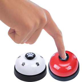 Pet Training Bells 2 Pcs Dog Bells for Potty Training and Communication Device-White+Red