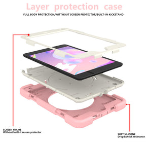 iPad Case For iPad Mini 4/5 with 360¡ãSwivel Stand-Cherry Blossom Powder