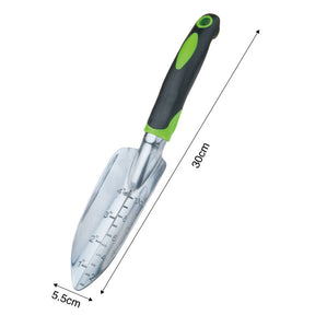 Transplant Trowel Aluminum Alloy Garden Trowels with Ergonomic Rubberized Non-Slip Grip