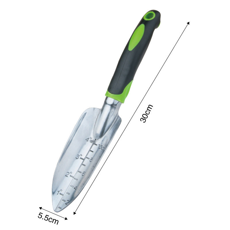 Transplant Trowel Aluminum Alloy Garden Trowels with Ergonomic Rubberized Non-Slip Grip