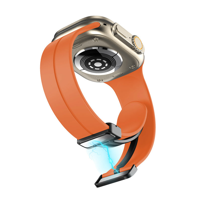 Magnetic Sports Band with Quick Release Soft Silicone for Apple Watch-12