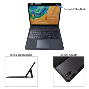 Keyboard Case with Touchpad Pen Holder for Huawei MatePad Pro 10.8 2021/2019