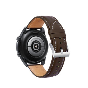 First Layer Cowhide Leather Watch Band For Samsung Galaxy Watch 42/46mm Gear S3 Frontier/Classic(Coffee)