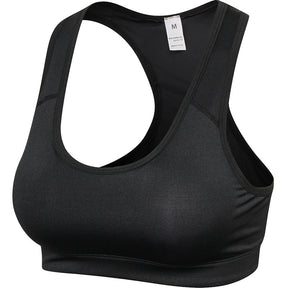 Women Sports Bra Yoga Workout Fitness Tank Top Without Steel Ring Breathable Quick Drying Running Underwear 2108-Black