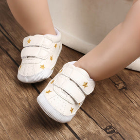 Baby Boys Girls Shoes Non-slip Velcro Sneakers Toddler First Walkers Shoes-StarGold