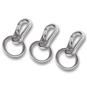 Metal Carabiner Clip Keyring Keychain Holder Organizer for Car Key Finder 3 Pack