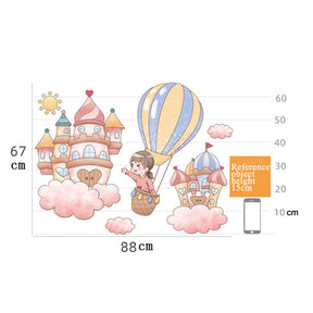 Creative Cartoon Removable 3D Wall Stickers Castle Girl Decoration For Children Room-19