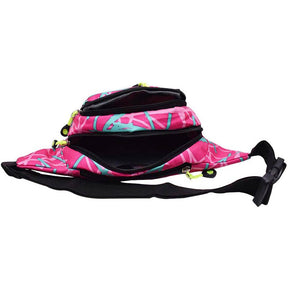 Fashion Waist Bag Casual Wallet with Adjustable Belt for Outdoor Events Running-Pink