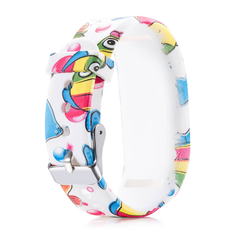 Compatible With Garmin Vivofit JR /Vivofit 3 Soft Silicone Colorful ReplacementWristbands-Color11