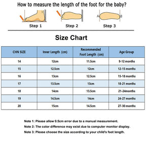 Baby Shoes for Toddler Girl Boys Soft Sole Sneakers-Pink