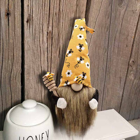 Bumble Bee Tomte Dwarf Swedish Figurines Bee Elf Home Farmhouse Decor Party Tray Decorations