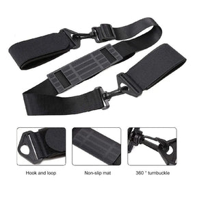 Adjustable Ski Shoulder Straps Handheld Nylon EVA Carrier Straps-B