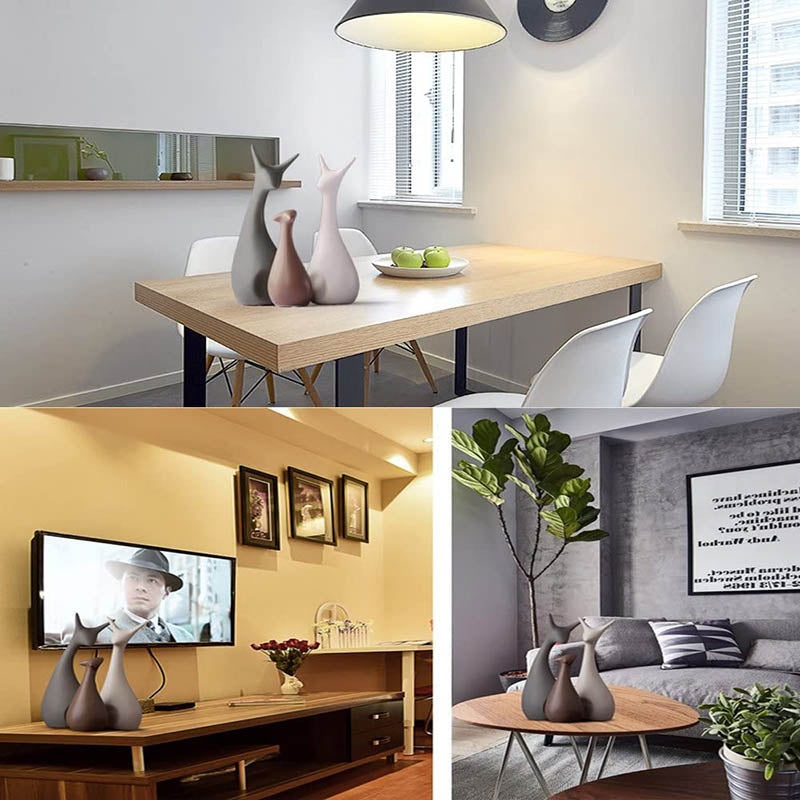 Home Decor Accessories Animal Porcelain Ornaments Ceramic Crafts Art Figurines-Deer