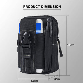 Tactical Molle Pouch Multipurpose EDC Waist Bag Outdoor for Tool