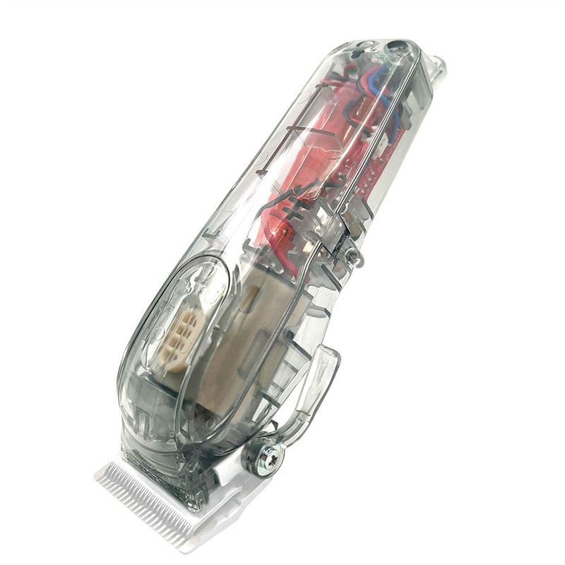 Clear DIY Back Housing Transparent Back Cover for Wahl 5-Star Series Magic Clipper Cordless 8148-Gray