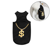 Pet Shirts Chain Printed Thin Soft Vest Puppy for Small Dogs Cat