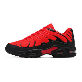 Mens Mesh Air Cushion Sneakers Outdoor Running Shoes-Red