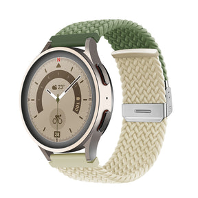 20mm Braided Watchband Fashion Color Matching for Samsung Huawei Watch-12