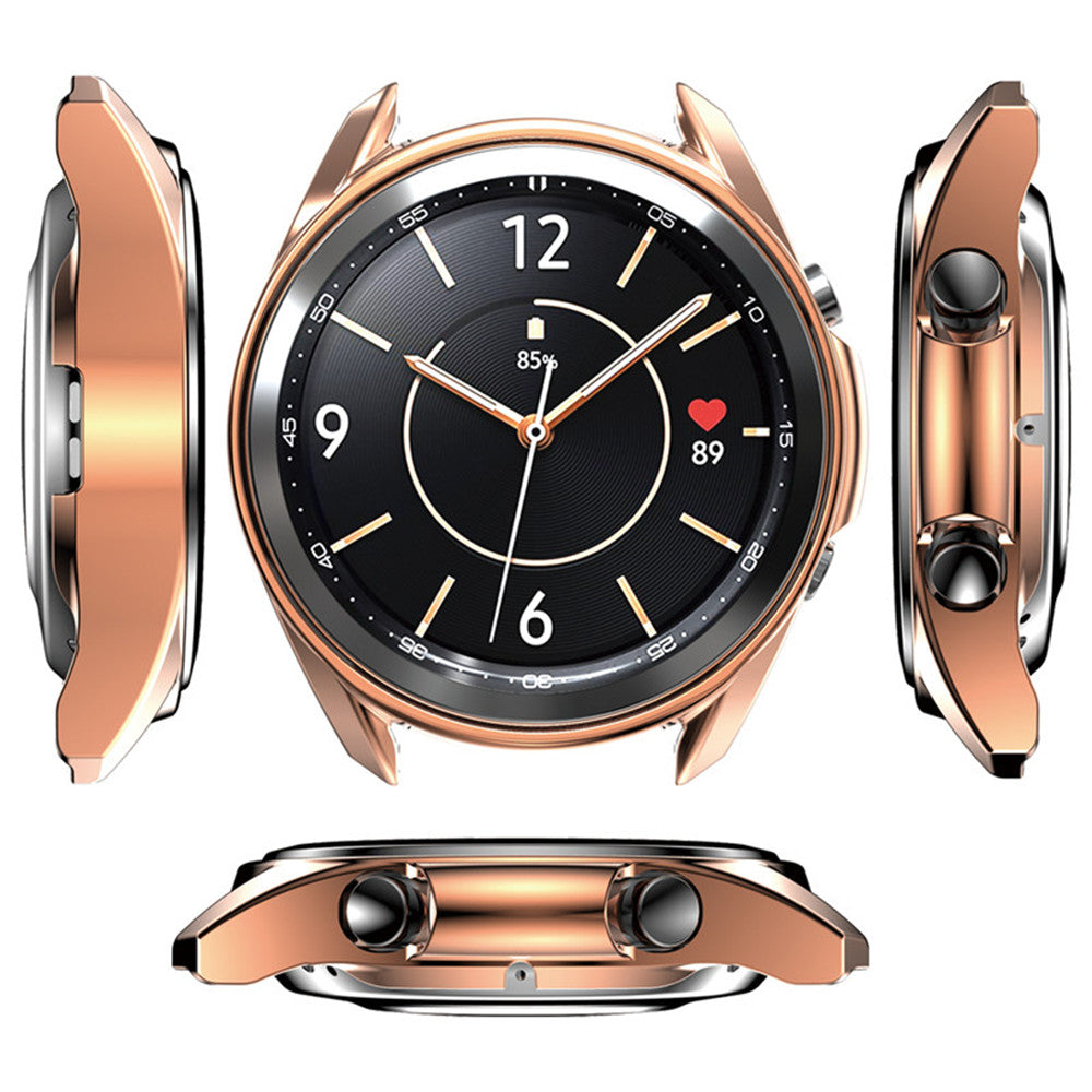 PC Frame Plated Cover For Galaxy Watch 3 41MM/45MM-Rose Gold