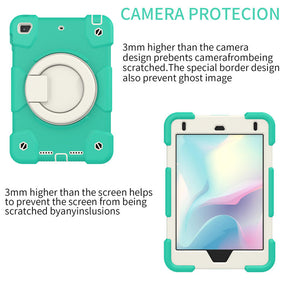 iPad Case For iPad Mini 4/5 with 360¡ãSwivel Stand-Mint Green