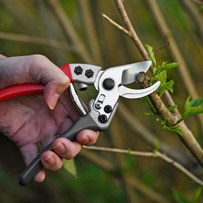 Garden Pruning Shears,Professional Garden Scissors Garden Clippers Garden Tools -Red Grey