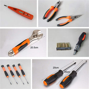 38 Pcs Basic Repair Tool Kit with Case for Home Maintenance