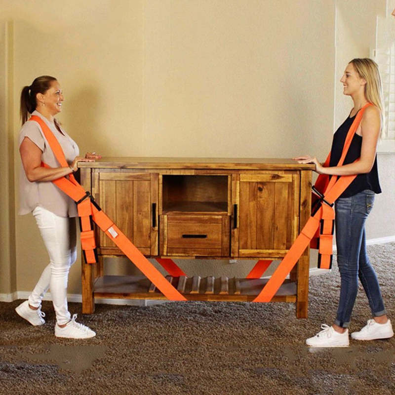 2 People Lifting and Moving Straps Furniture Appliance Mover