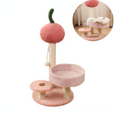 Cherry Cat Tree for Indoor Cats Tower Sisal Scratching Post