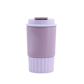 12oz Travel Mug with Leakproof Lid Ideal for Hot/Ice Coffee-Purple