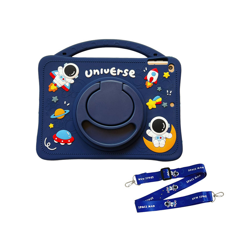 Astronaut Tablet Case for iPad Shockproof with Handle 360¡ã Rotating Stand